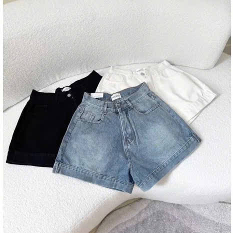 Quần short jeans đùi nữ mềm to gấu lưng cao basic phong cách Hàn Quốc Q101 SUTANO | BigBuy360 - bigbuy360.vn