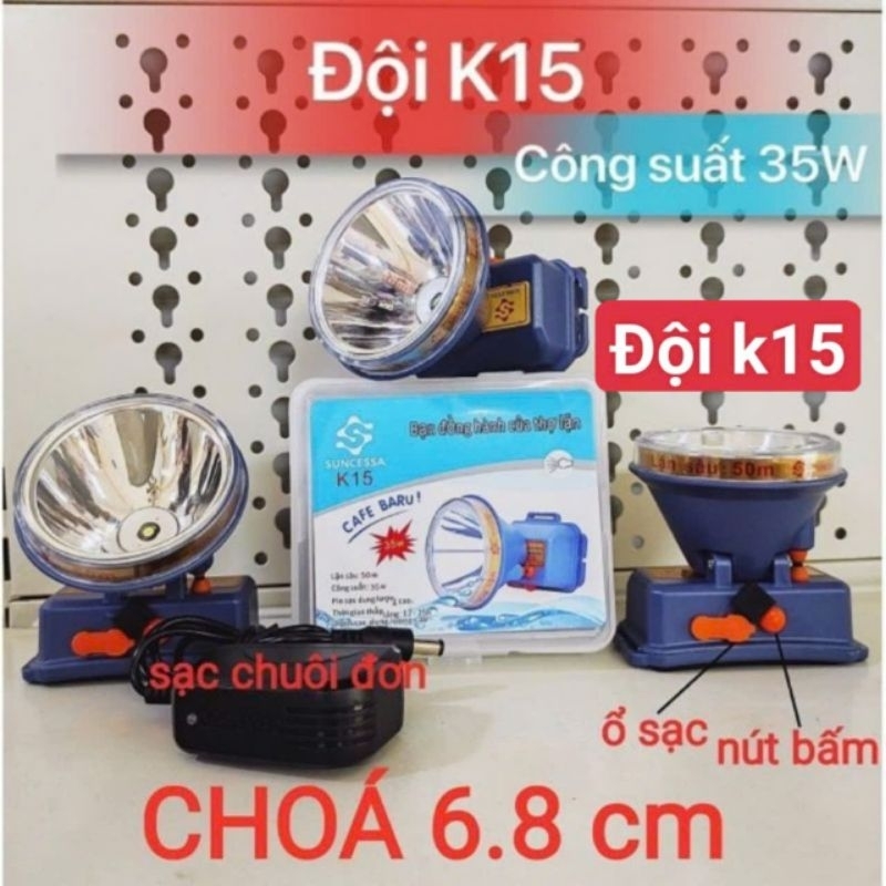 Đèn Pin Đội Đầu SUNCESSA K15 35W