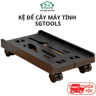  Kệ Để Cây Máy Tính CPU Chất Liệu Khung Nhựa cứng thanh co kéo Inox Tiện Dụng SGTOOLS 