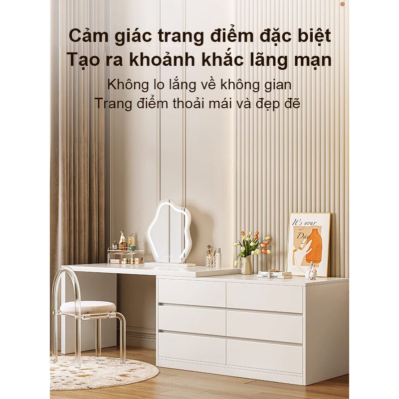 MY Bàn làm việc bàn trang điểm Bàn Phấn thông minh kết hợp, tủ ngăn kéo đa năng để đồ tủlưu trữ | BigBuy360 - bigbuy360.vn