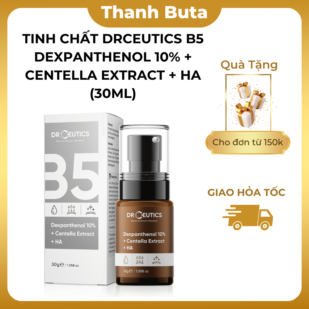 Tinh Chất Serum Drceutics B5 DEXPANTHENOL 10% + Centella Extract + HA (30ml)