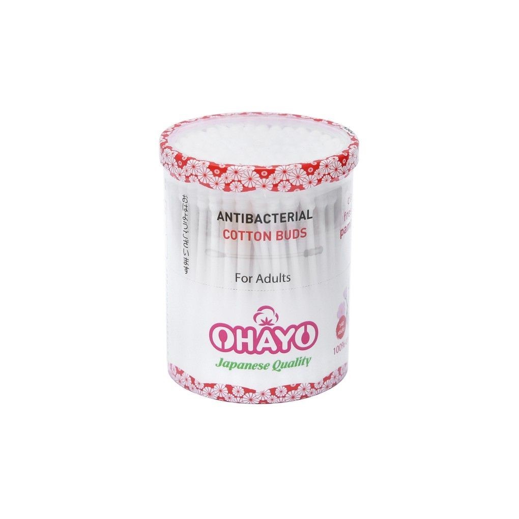 Tăm bông ohayo đầu xoắn h/160 que