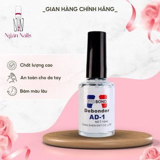 Nước sáng đá nail AD - Nước tháo đá tháo móng giả 10ml Nailbnd