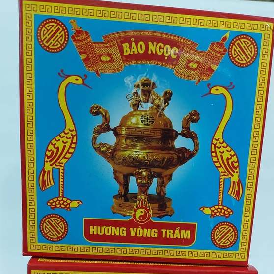 Combo 10 Hộp Nhang Vòng Trầm Hương Thảo Mộc Bảo Ngọc 10 Vòng/hộp