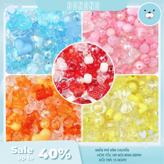 [H5] Túi 30g hạt cườm xỏ vòng mix nhiều loại làm trang sức DIY