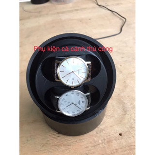 Hộp xoay đồng hồ cơ, hộp xoay đựng 1 đến 2 đồng hồ giúp lên dây cót cho các loại đồng hồ cơ Automatic