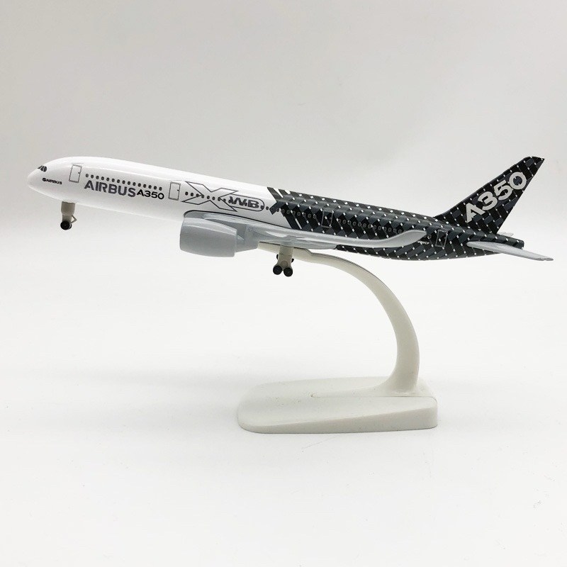 Mô Hình Máy Bay A350 18cm có bánh xe(Mô hình máy bay+ đế trưng bày)