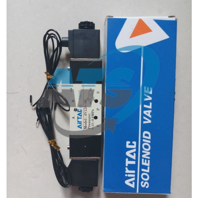 ATS_Van điện từ đôi 5 cửa 2 vị trí airtac 4V120-06