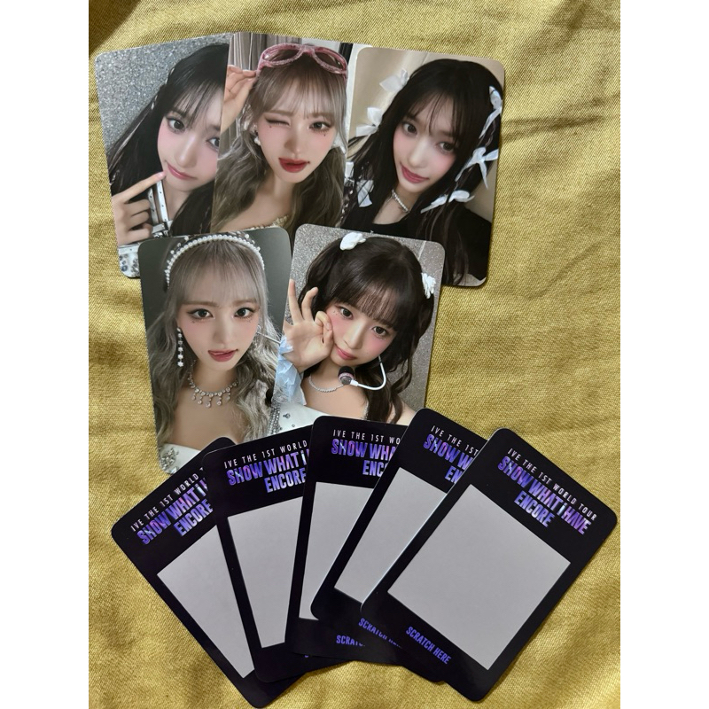 Card pack Ive “1st world tour: show what i have”