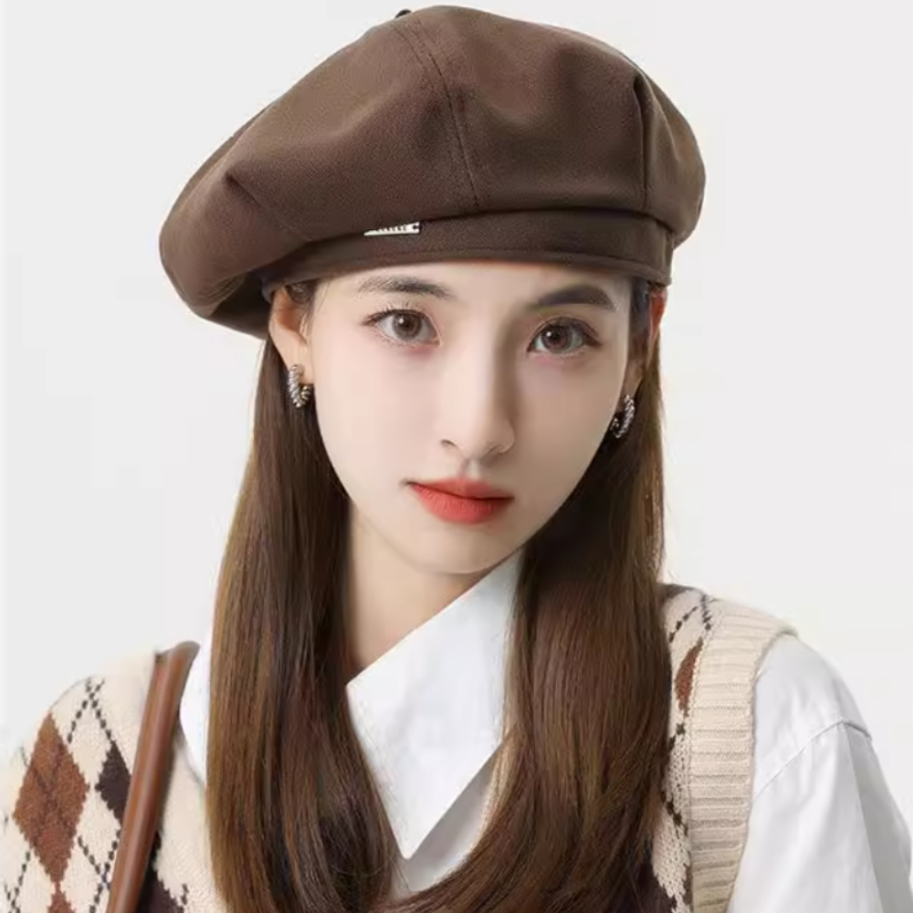 Mũ Nồi Vải Dạ KAHAT, Mũ Beret Nữ Thời Trang Hàn Quốc Cho Mùa Thu Đông Giúp Khuôn Mặt Nhỏ Gọn | BigBuy360 - bigbuy360.vn
