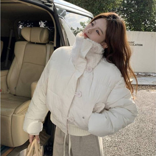 [Sẵn] Áo Phao Nữ Dáng Ngắn Cổ Cao Áo Phao Béo Áo Khoác Phao Dáng Ngắn Form Rộng Hàn Quốc Đi Làm Đi Chơi Mùa Đông AP061