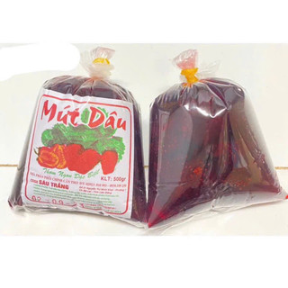 Mứt Dâu, Mứt Me bọc 400gr( Đá Dâu, Đá Me)