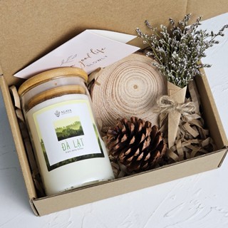 Set Quà Tặng Sinh Nhật Tốt Nghiệp - Nến Thơm AGAYA 100g/200g Candle Cup - Kèm túi giấy và thiệp