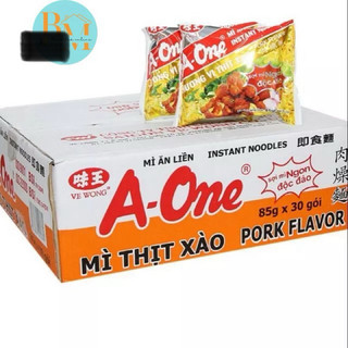 Thùng 30 Gói Mì Thịt Xào A-One 85g