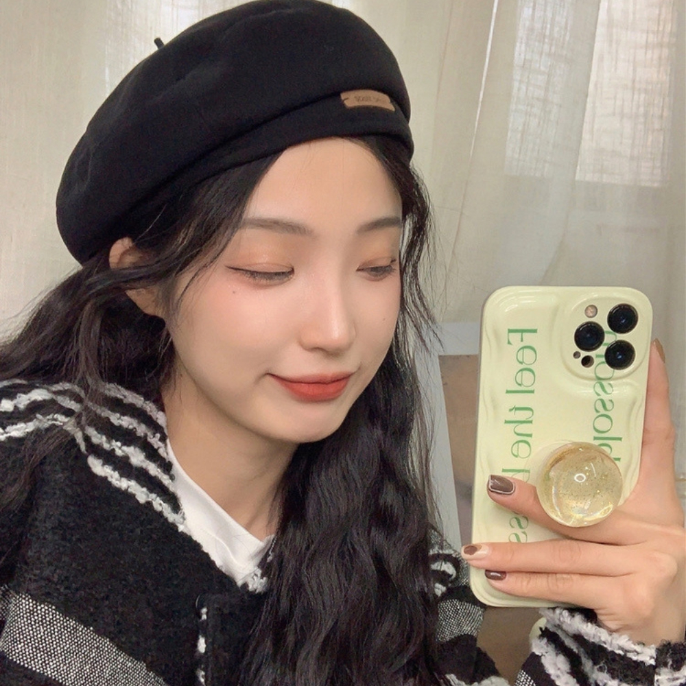Mũ Beret Vải Dạ KAHAT, Mũ Nồi Nữ Thời Trang Hàn Quốc Cho Mùa Thu Đông Giúp Khuôn Mặt Nhỏ Gọn | BigBuy360 - bigbuy360.vn