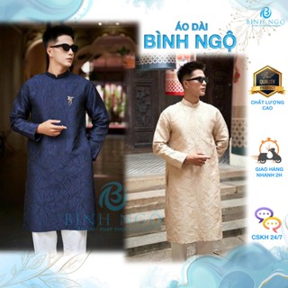 Áo dài nam cách tân chất gấm vân nổi cực sang form chuẩn 5 màu cực hot - Áo Dài Cao Cấp Bình Ngộ