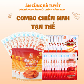 Combo Chiến Binh Tận Thế: 10 nem + 10 sashimi + 10 kobe + 3 gân rồng Ăn cùng bà Tuyết