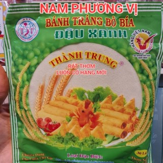 Bánh Tráng Bò Bía Đậu Xanh Thành Trung 30 Cái - Bánh Tráng Cuốn Chả Giò - Bánh Tráng Rế Cuốn Chả Giò