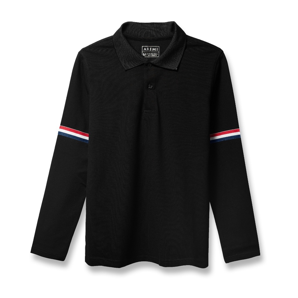Áo POLO Dài Tay Nam Phối Cổ Bẻ Mùa Thu ĐôngStyle Restro Hàn Quốc_DN05
