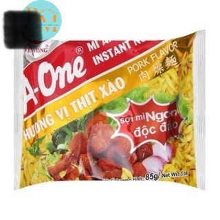 Thùng 30 Gói Mì Thịt Xào A-One 85g