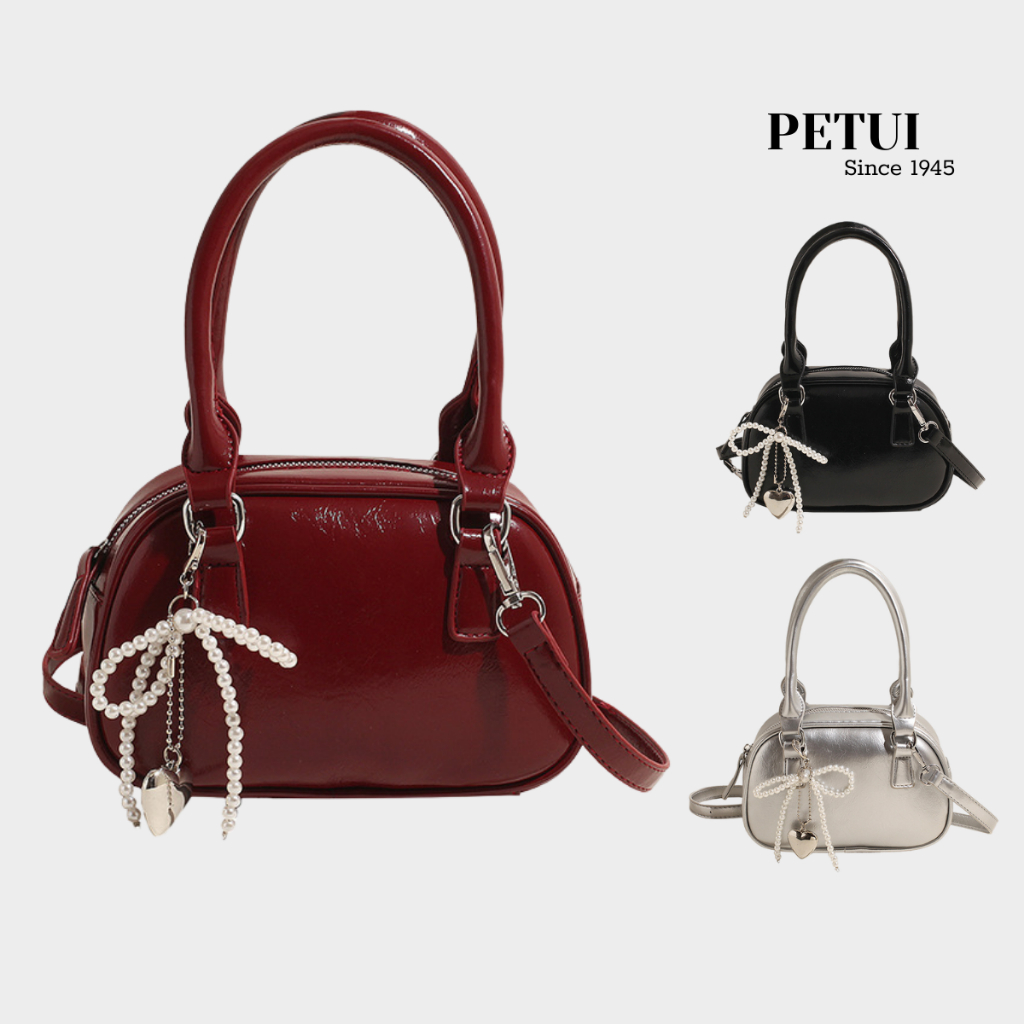 Túi Xách Nữ Chất Da Cao Cấp Đứng Phom Đeo Chéo Đeo Vai Phong Cách Đường Phố Hàn Quốc T25