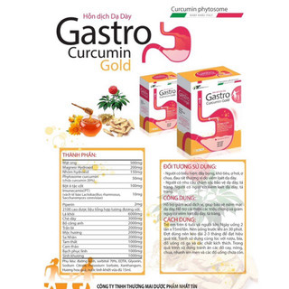 Hỗn dịch dạ dày Gastro Curcumin Gold