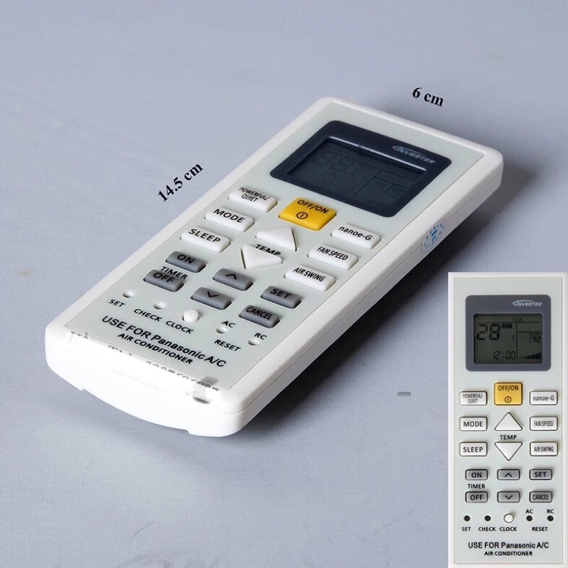 Remote máy lạnh Panasonic nanoe