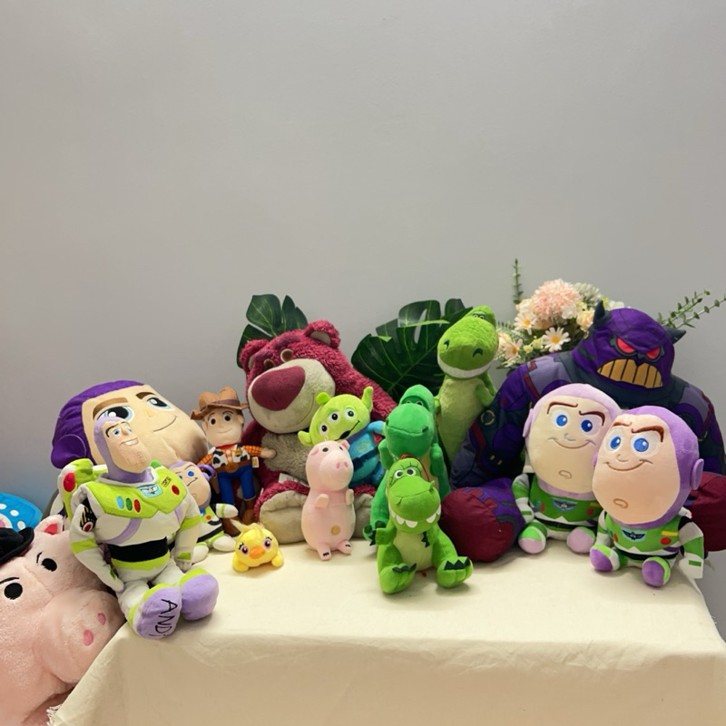 GẤU BÔNG TOY STORY CAO BỒI BUZZ LIGHTYEAR KHỦNG LONG ZURG GẤU DÂU 2Hand