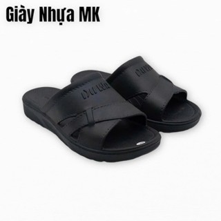 Dép quai ngang nam Duwa DL256 siêu nhẹ êm chân thời trang basic chống nước đi mưa chống trượt