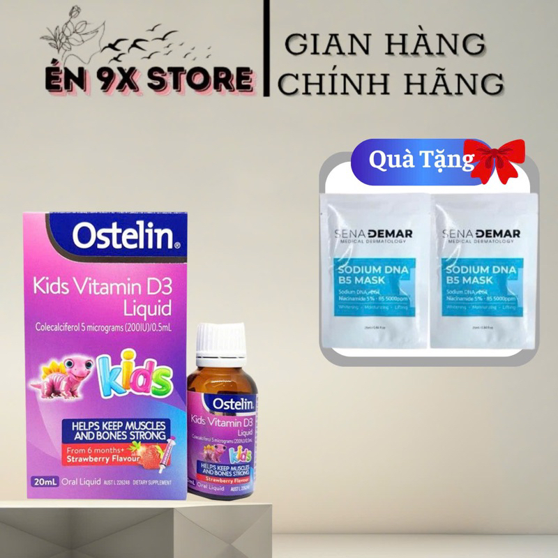 Vitamin D3 Drop Ostelin - Úc [mẫu mới - date mới]