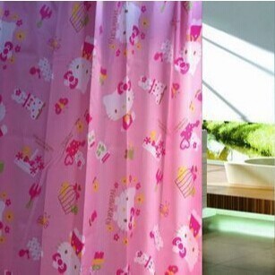 🌻 Rèm nhựa hồng Hello Kitty 🎀 kitty house