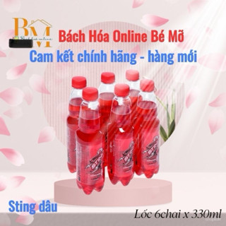 Lốc 6 Chai Sting Hương Dâu 330ml