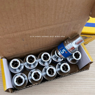 ĐẦU TUÝP KHẨU LỤC GIÁC (TUÝP VẶN THÁO MỞ ỐC 1/2) LS+