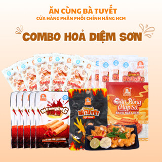 Combo Hoả Diệm Sơn: 1 chân gà tê cay/sả tắc/chua cay + 1 gân rồng + 5 nem + 5 sashimi + 5 kobe Ăn Cùng Bà Tuyết