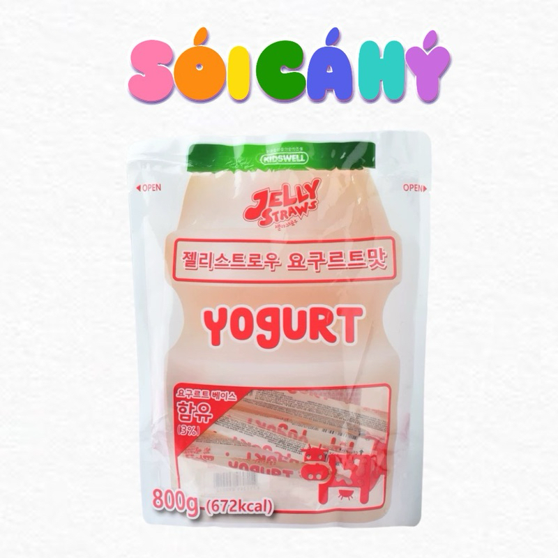 Thạch que sữa chua Hàn Quốc (bịch 20 que)