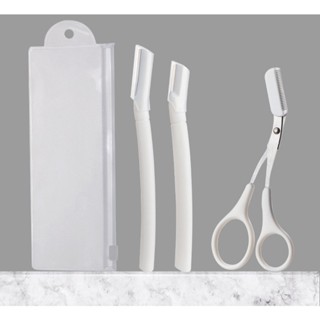 Dao Cạo Lông Mày Công Thái Học Lưỡi Dao Sắc Bén Không Gỉ