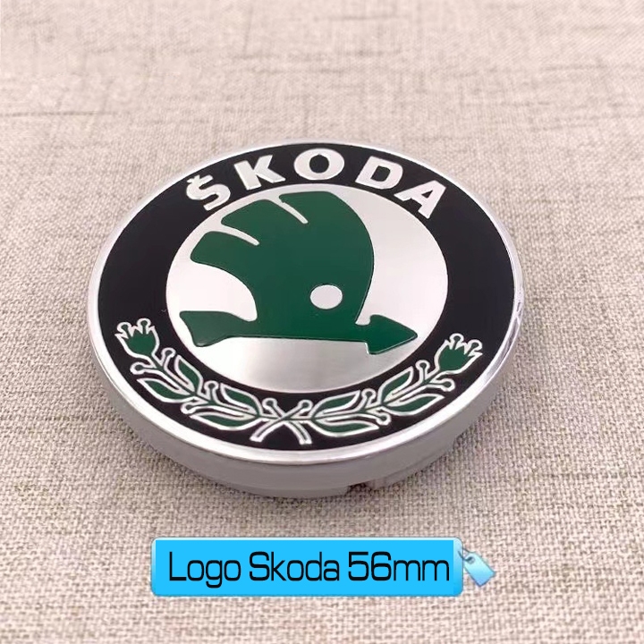 Logo mâm xe cho xe Skoda (đường kính 56mm và 65mm) phù hợp cho các xe Skoda khác nhau. Skoda
