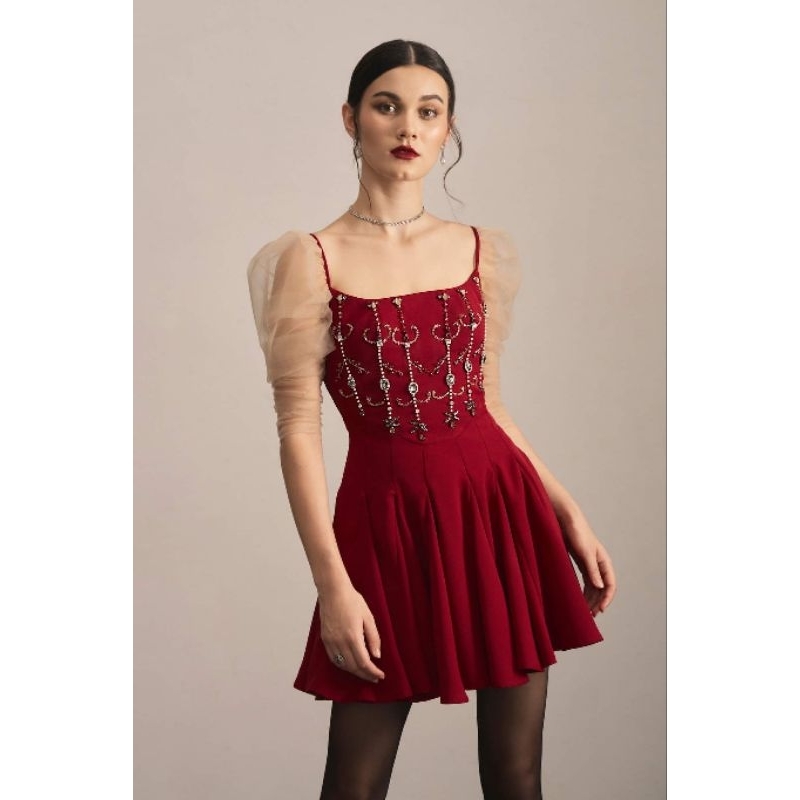 thanh lý váy đính đá the maven siêu đẹp size M mua trên 2tr6 pass 950k