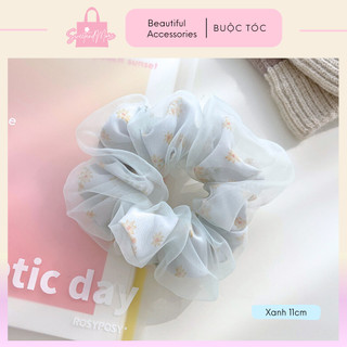 Buộc tóc ren trắng, scrunchies ren hoa cột tóc xinh nữ - SNTR nhiều mẫu phụ kiện tóc nữ Women
