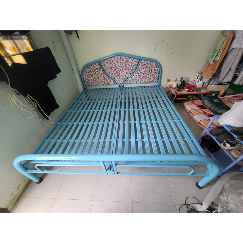 Giường sắt khung tròn ngang 1m8 dài 2m Sài Gòn