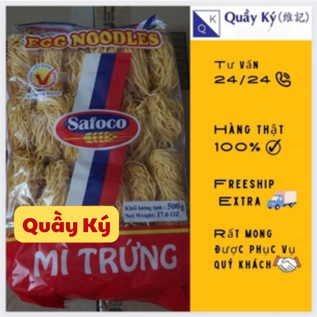 MÌ TRỨNG SAFOCO 500g