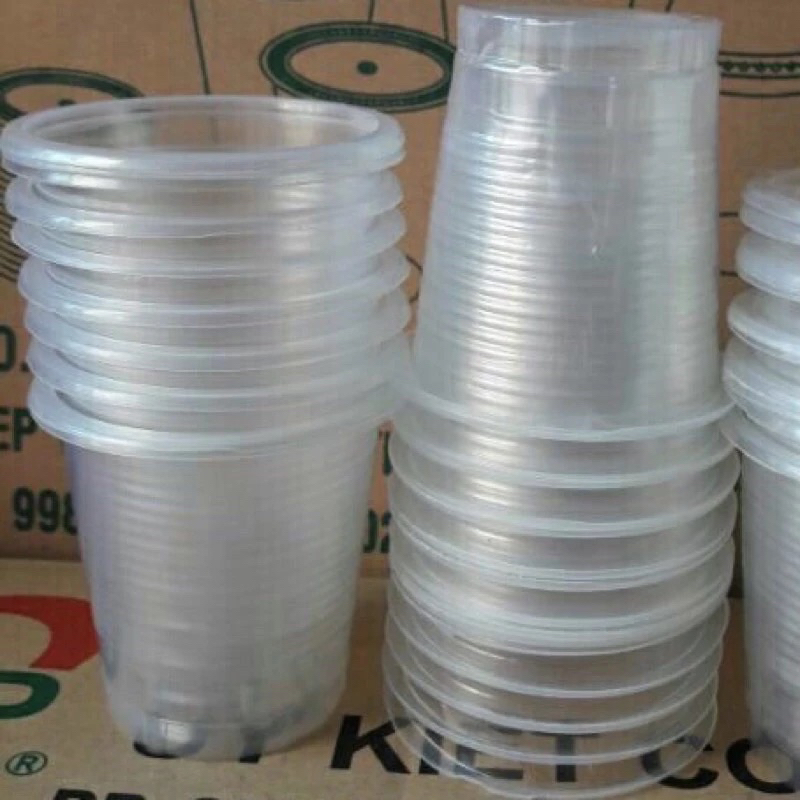 10 cốc đựng trà sữa , trà thái có nắp