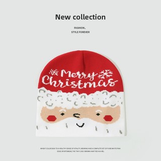 Nón len Noel giáng sinh Người lớn Giữ ấm Mũ len Christmas  Giáng sinh Nam nữ Unisex Ấm áp Thu Đông