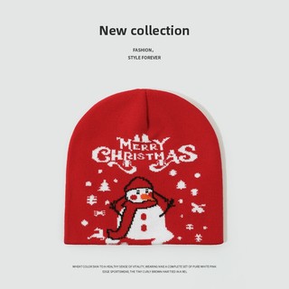 Nón len Noel giáng sinh Người lớn Giữ ấm Mũ len Christmas  Giáng sinh Nam nữ Unisex Ấm áp Thu Đông