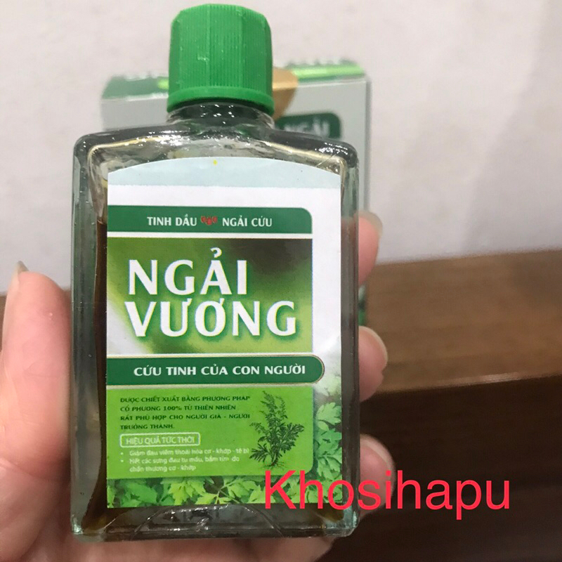 Tinh dầu ngải Thần Dược xoa bóp giảm đau cơ khớp thần kinh đau xương khớp hiệu quả chính hãng