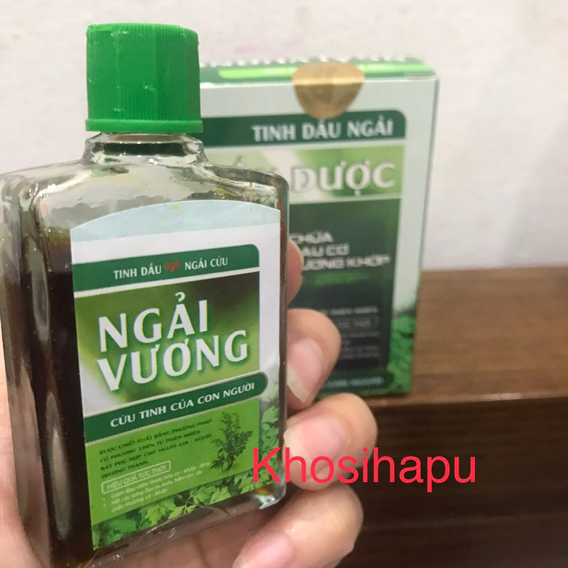 Tinh dầu ngải Thần Dược xoa bóp giảm đau cơ khớp thần kinh đau xương khớp hiệu quả chính hãng