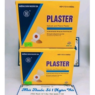 Miếng dán mụn cóc PLASTER, 1 túi 4 miếng