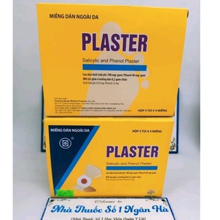 Miếng dán mụn cóc PLASTER, 1 túi 4 miếng