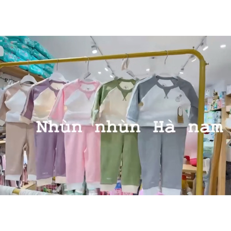 (Nhùn nhùn)Bộ nỉ HRNEE size 6-9m đến 3-4y