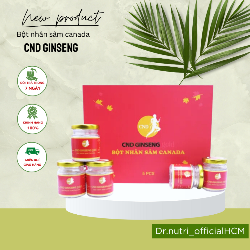Nhân sâm dạng bột CND GINSENG Gold